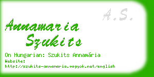 annamaria szukits business card